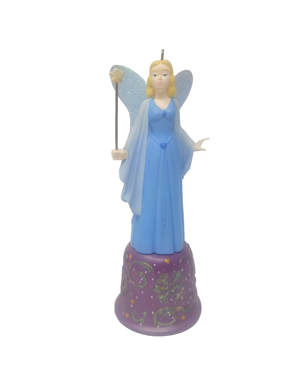 Disney An Enchanted Christmas Blue Fairy Pinocchio Holiday Ornament Bell Figure